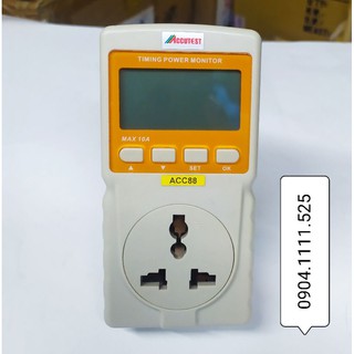 Ổ cắm đo điện năng tiêu thụ ACCUTEST ACC-88