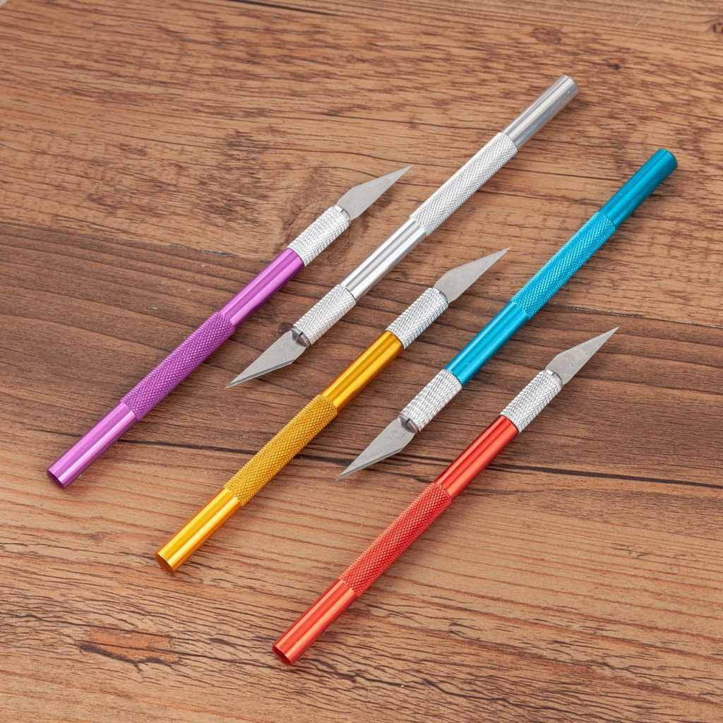 Dao washi tape sticker rọc giấy nhiều màu sắc bắt mắt thiết kế kim loại cao cấp VPBL03