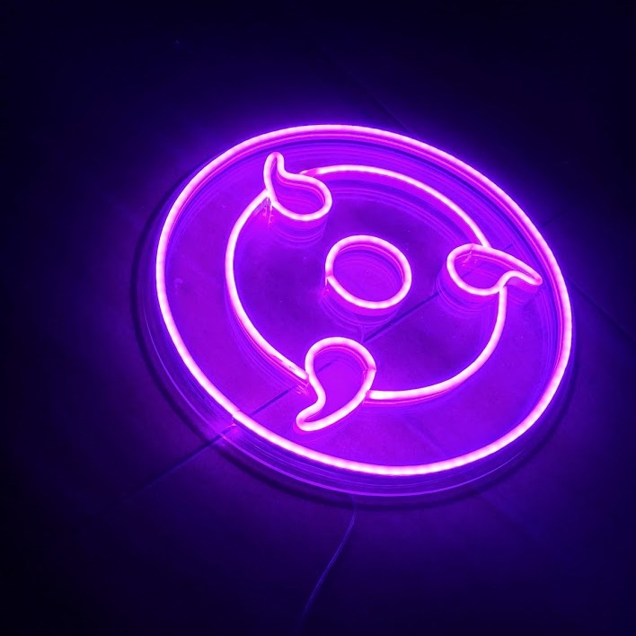Đèn Trang Trí Led Neon Sign Sharingan Naruto