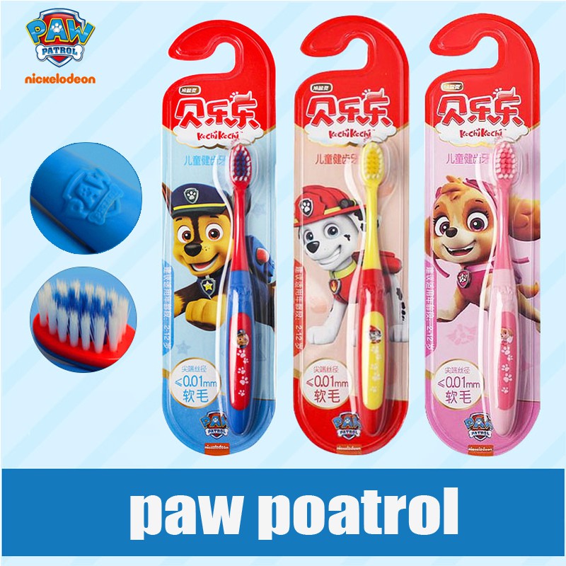 Bàn Chải Đánh Răng Paw Patrol Lông Mềm Hình Chữ U Cho Bé Từ 2 - 12 Tuổi