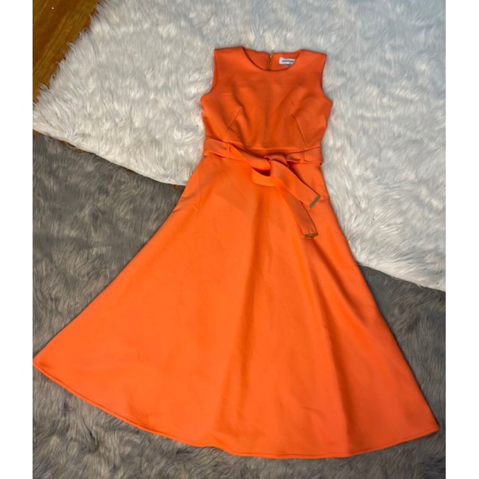 Đầm CALVlN KLElN Fit & Flare Midi Dress