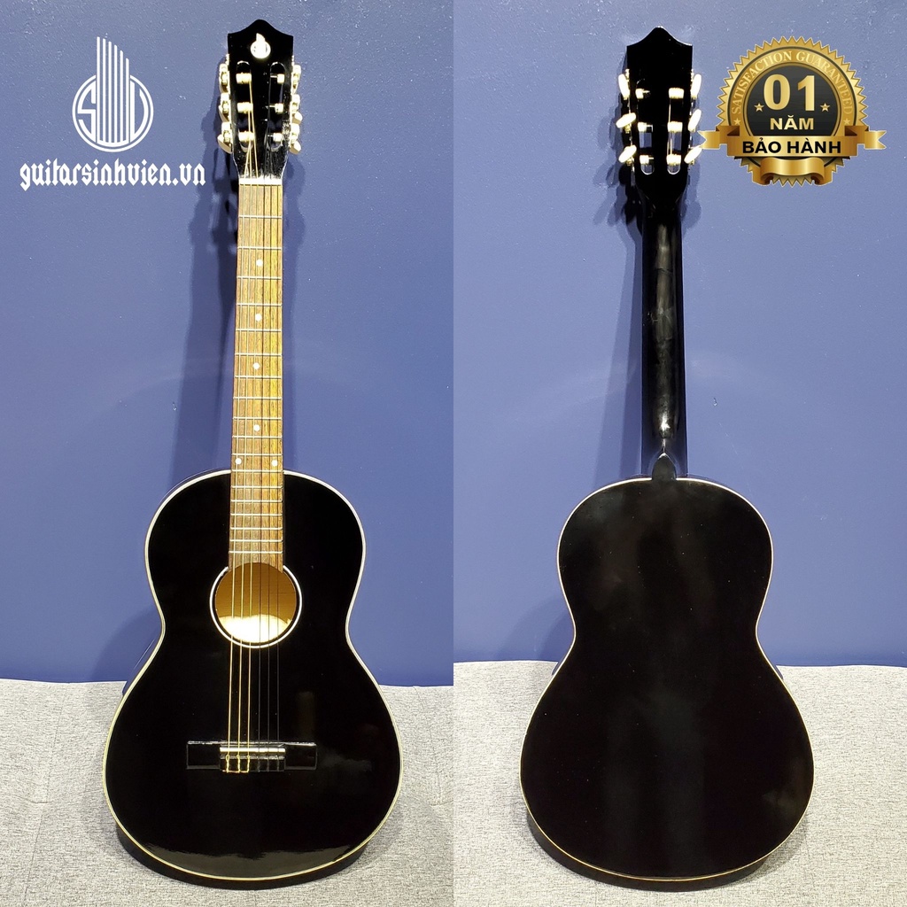 Đàn Guitar Mini 3/4 Classic Tập Chơi Giá Rẻ C1M - Tặng Kèm Bao Dày - Bảo Hành 1 Năm