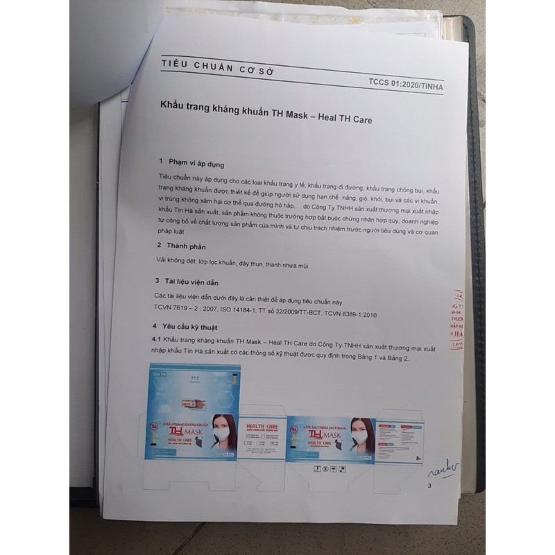 Khẩu trang y tế 4 lớp kháng khuẩn hộp 50 cái chuẩn ISO