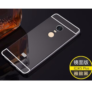 Xiaomi Redmi 5 Plus / Redmi 5 - Ốp Lưng Tráng Gương Viền Kim Loại.