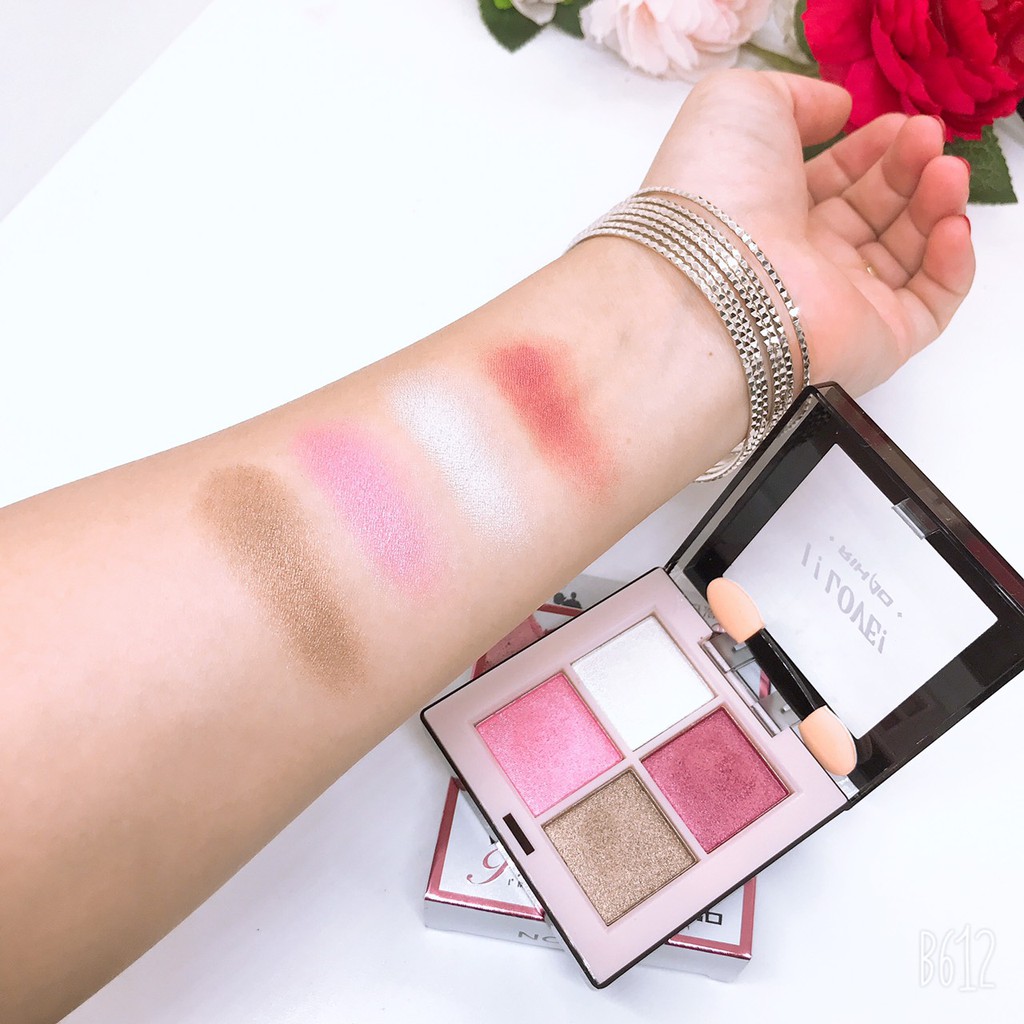 Xả kho phấn mắt nhũ 4 ô I love M211 | BigBuy360 - bigbuy360.vn