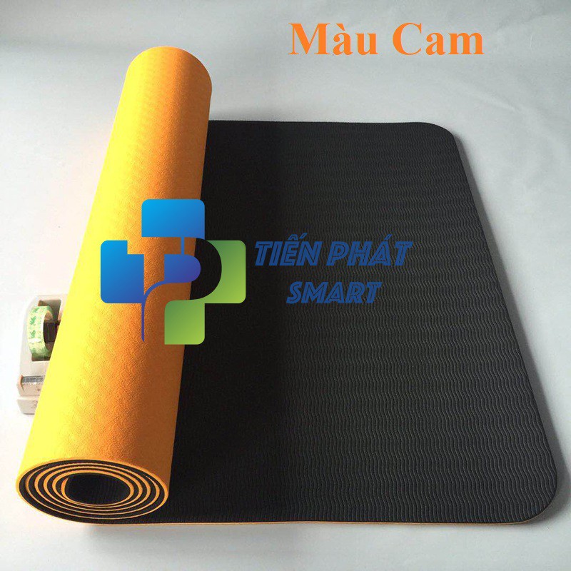 Combo Thảm yoga 6mm TPE 2 lớp + chai xịt vệ sinh ( kèm túi lưới)