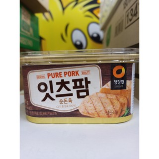 Thịt hộp pure pork canxi Daesang nhập khẩu Hàn Quốc, 190g