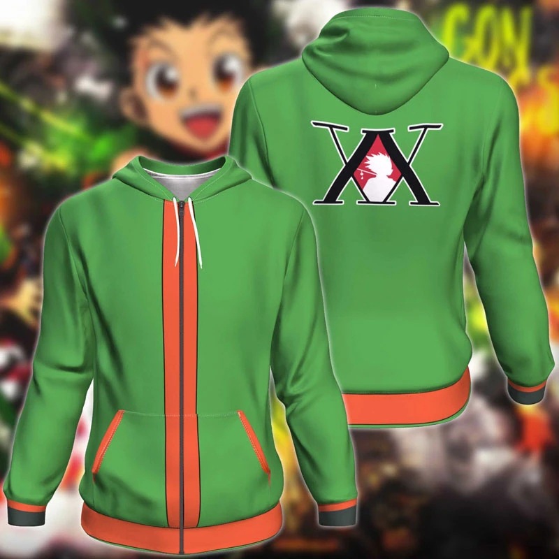 Áo Khoác Hoodie Hóa Trang Nhân Vật Phim X Hunter X Hunter | BigBuy360 - bigbuy360.vn