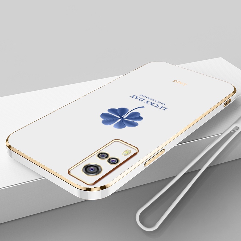 Ốp Điện Thoại Silicon Mạ Viền Sang Trọng Cho VIVO Y51 2020 Y31 2020 2021 Y51A Y53S 4G