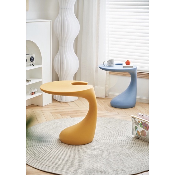 Bàn cafe Dolphin Table - Bàn góc sofa nhiều màu Bắc Âu