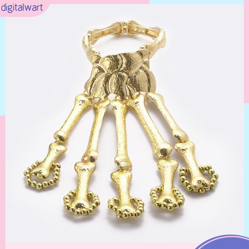 Vòng tay kiểu bộ xương bàn tay phong cách Gô-tích cá tính