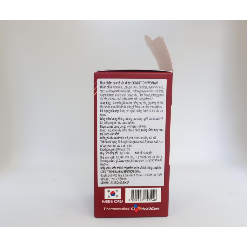 CONDITION WOMAN 💝 FREESHIP 💝 VIÊN UỐNG COLLAGEN CAO CẤP ĐẾN TỪ HÀN QUỐC | Thế Giới Skin Care