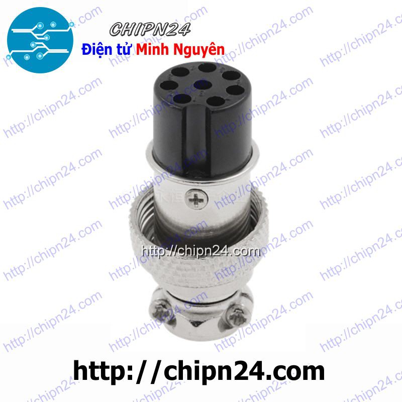 [2 CÁI] (F3.7) Jack GX16-8P Cái 15A 250V (Jack điện, tín hiệu, nối nguồn nhiều chân)