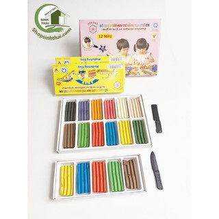 Hộp đất nặn có mùi thơm - hộp đất sét chữ nhật - chọn loại