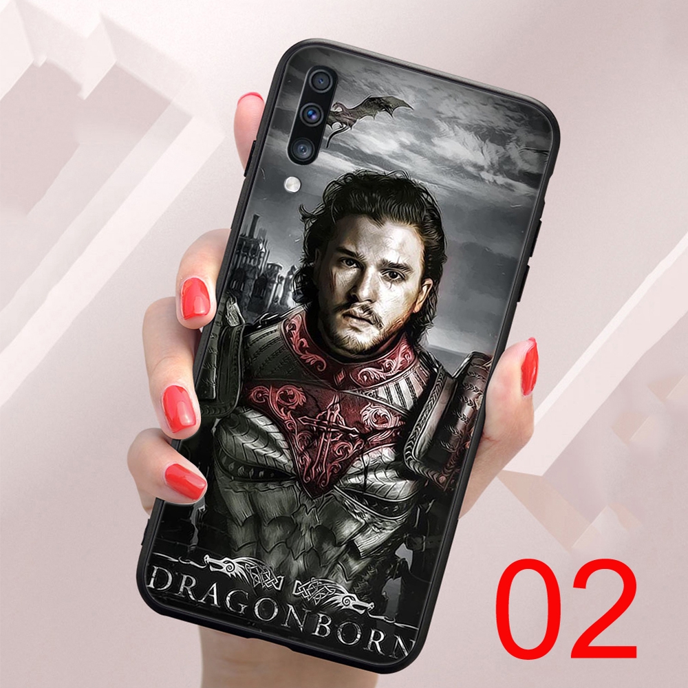 Đen Ốp Điện Thoại Mềm In Hình Game Of Thrones Cho Samsung A01 A11 A21 A21S A31 A41 A51 A71 A81 A91