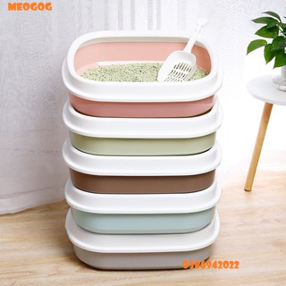 [Mã PET50K giảm Giảm 10% - Tối đa 50K đơn từ 250K] Chậu đựng cát vệ sinh chó mèo TAOTAOPET tặng xẻng xúc cát Meogog