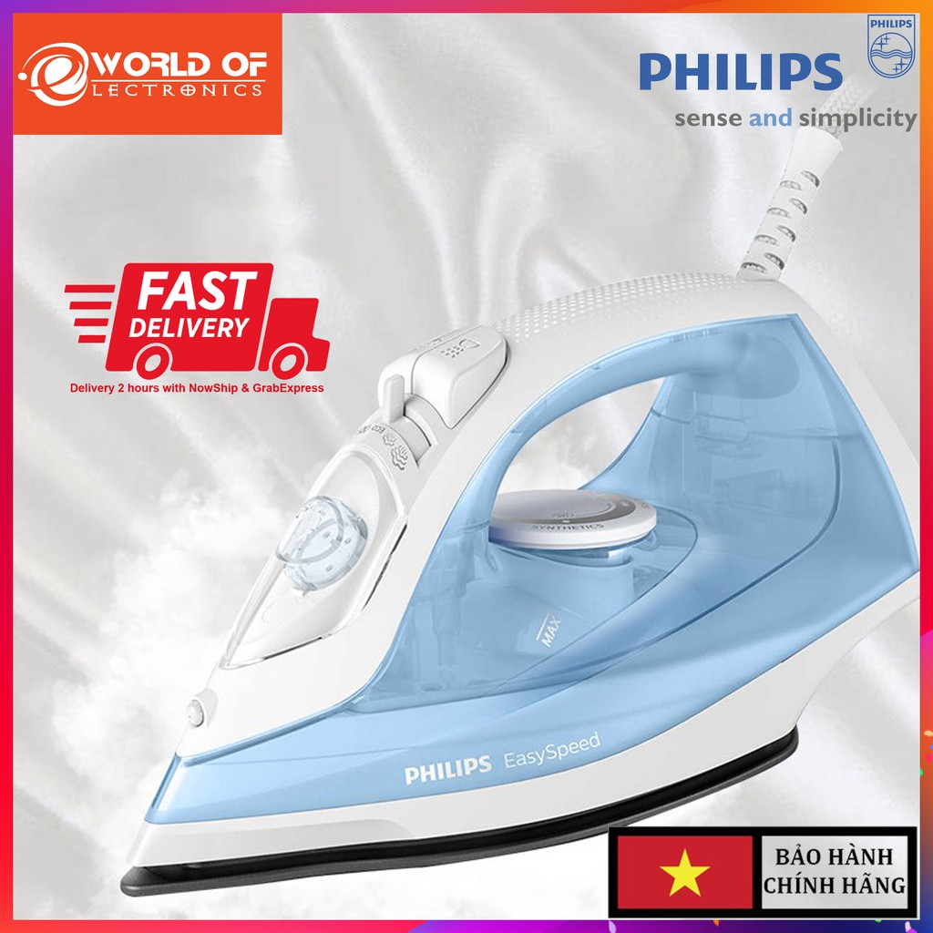 Bàn ủi hơi nước gia đình EasySpeed Philips GC1740