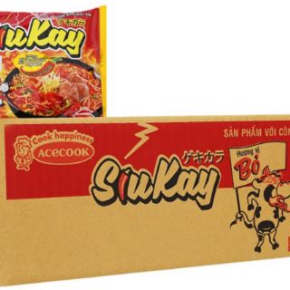 Mì Siu Kay 𝗛𝘂̛𝗼̛𝗻𝗴 𝗩𝗶̣ 𝗕𝗼̀ Dai Mềm 120g