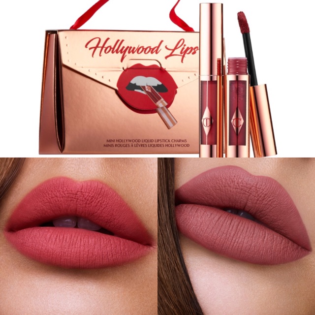 Set son Charlotte Tilbury Hollywood Lips Lipstick Mini Set