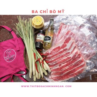 Ba chỉ bò Mỹ Trãi - khay 500grm