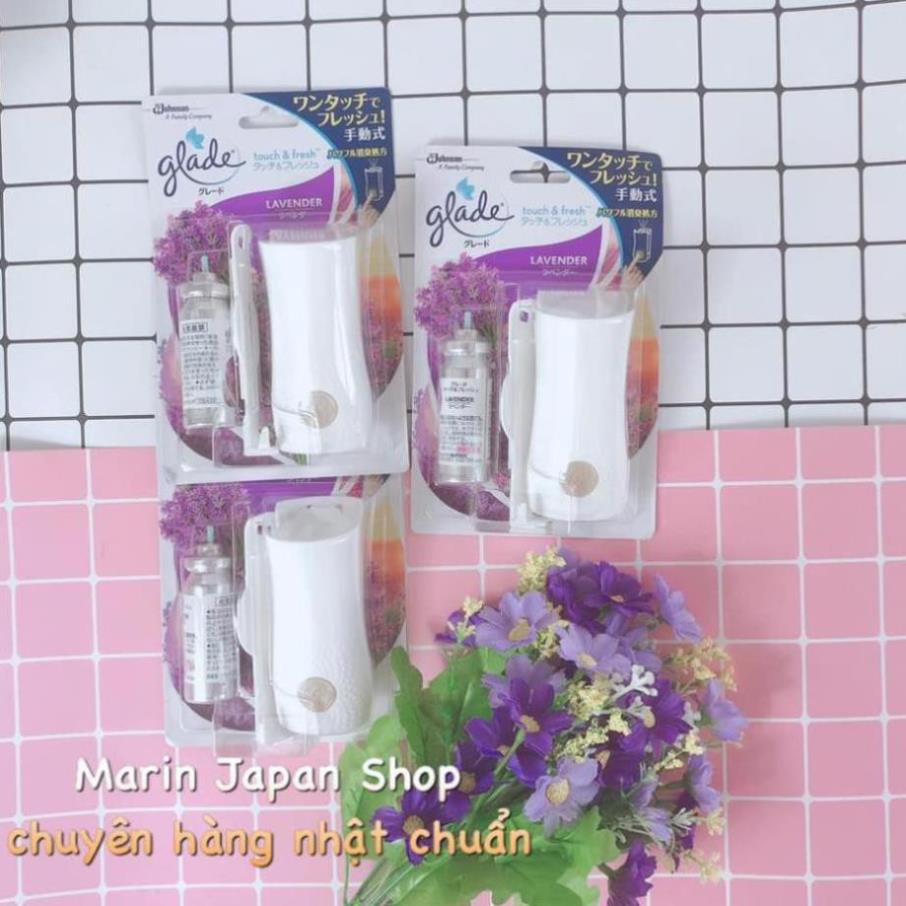 (SALE, Chuẩn store nhật) Máy xịt thơm phòng GLADE Nhật Bản + 1 lõi thay thế 14ml