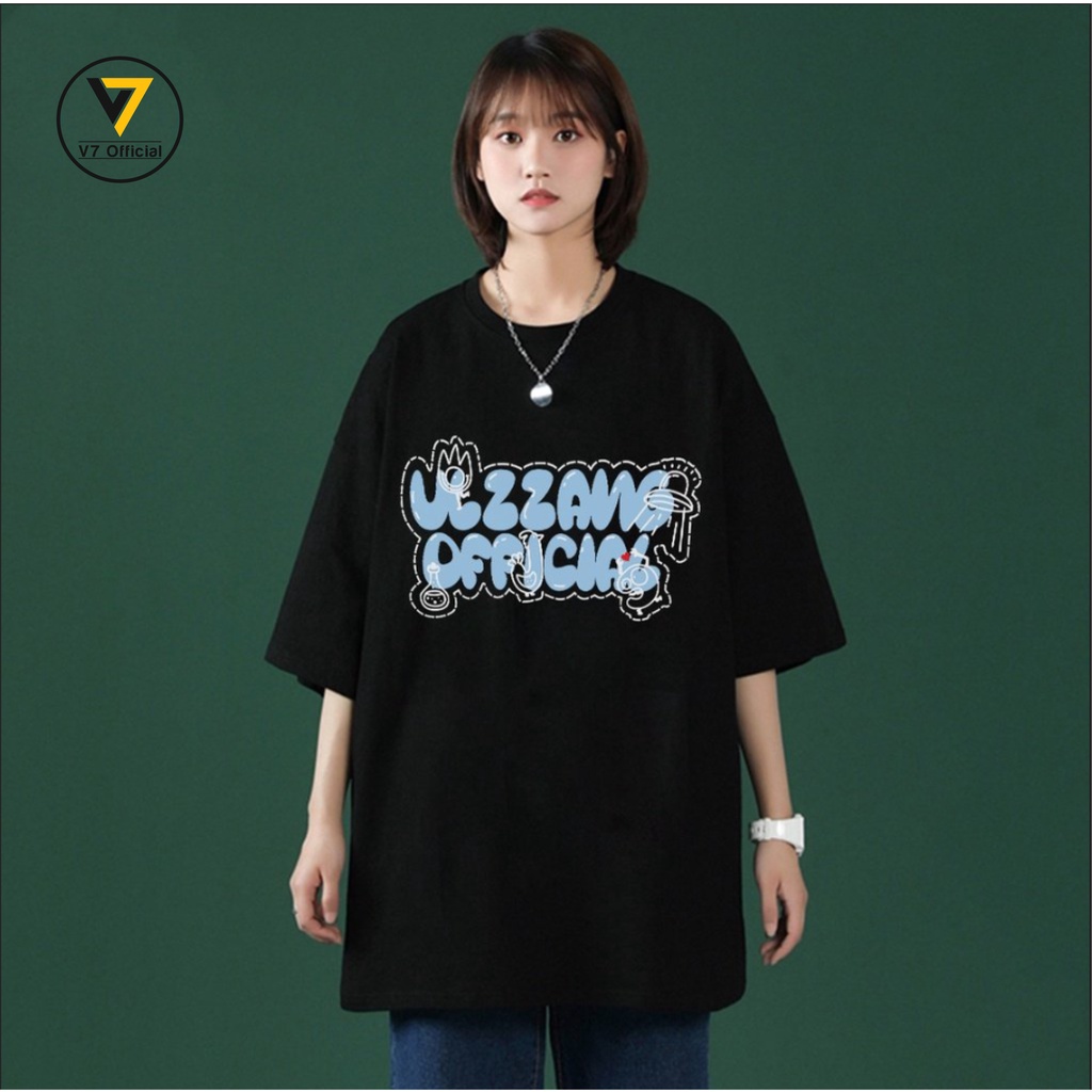 Áo thun Local Brand ULLZANG OFFICIAL - Form nam nữa Unisex vải cotton dày (V68)