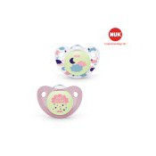 TI GIẢ NUK NIGHT/DAY SILICONE 0-6M, 6-18M, 18-36M