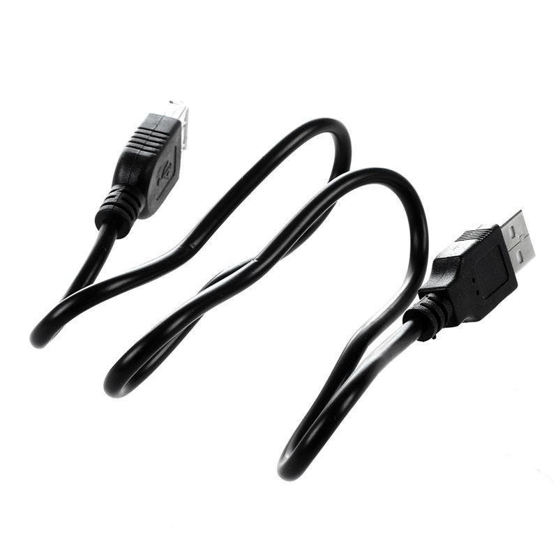 Dây cáp sạc truyền dữ liệu Micro USB màu đen 0.6m