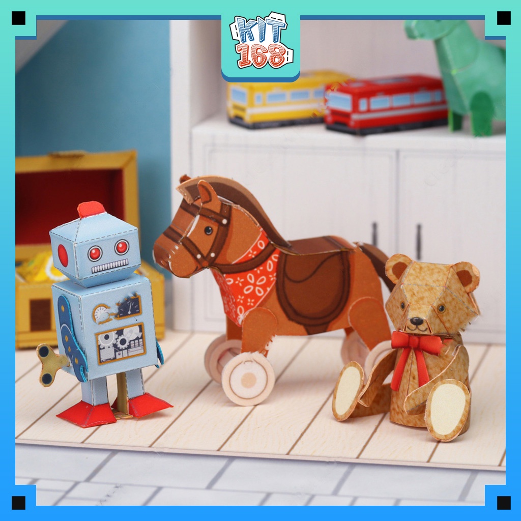 Mô hình giấy kiến trúc Cửa hàng đồ chơi