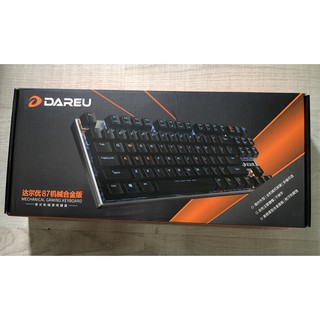 Bàn phím cơ gaming dareu 87key - black