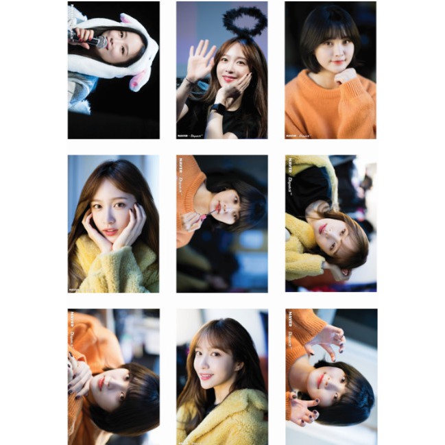 Lomo card 45 ảnh EXID Fansign I LOVE YOU Naver x Dispatch