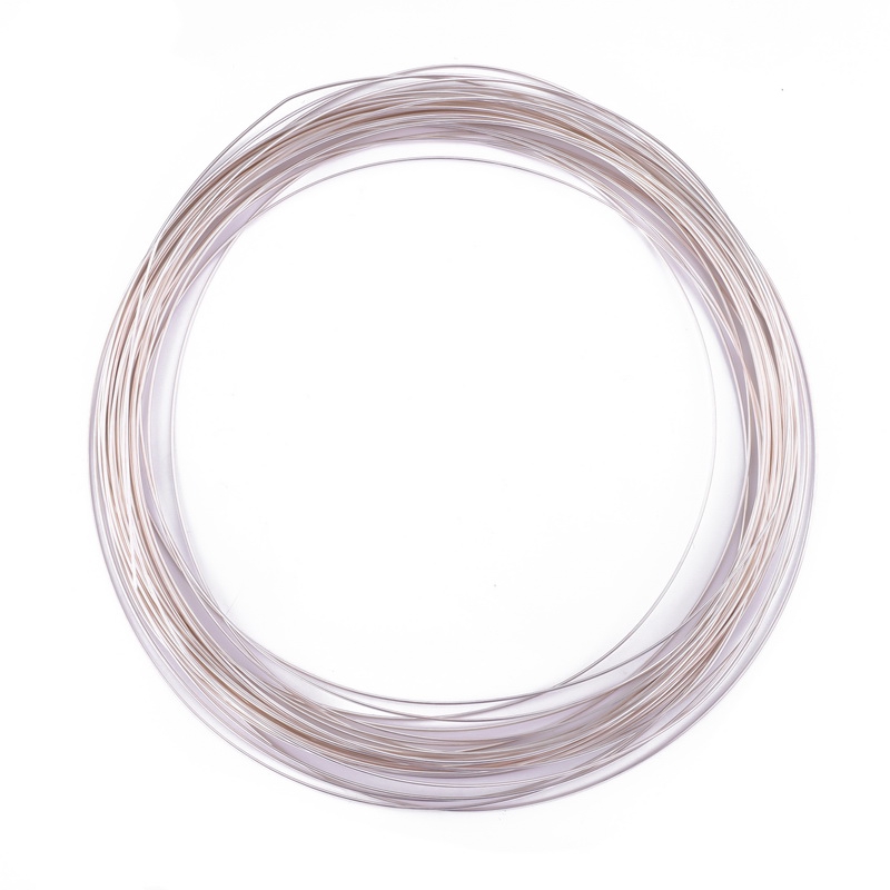 Dây bạc 925 ren kim loại dùng làm vòng cổ/ vòng tay/ bông tai trang sức 0.4-1.2mm