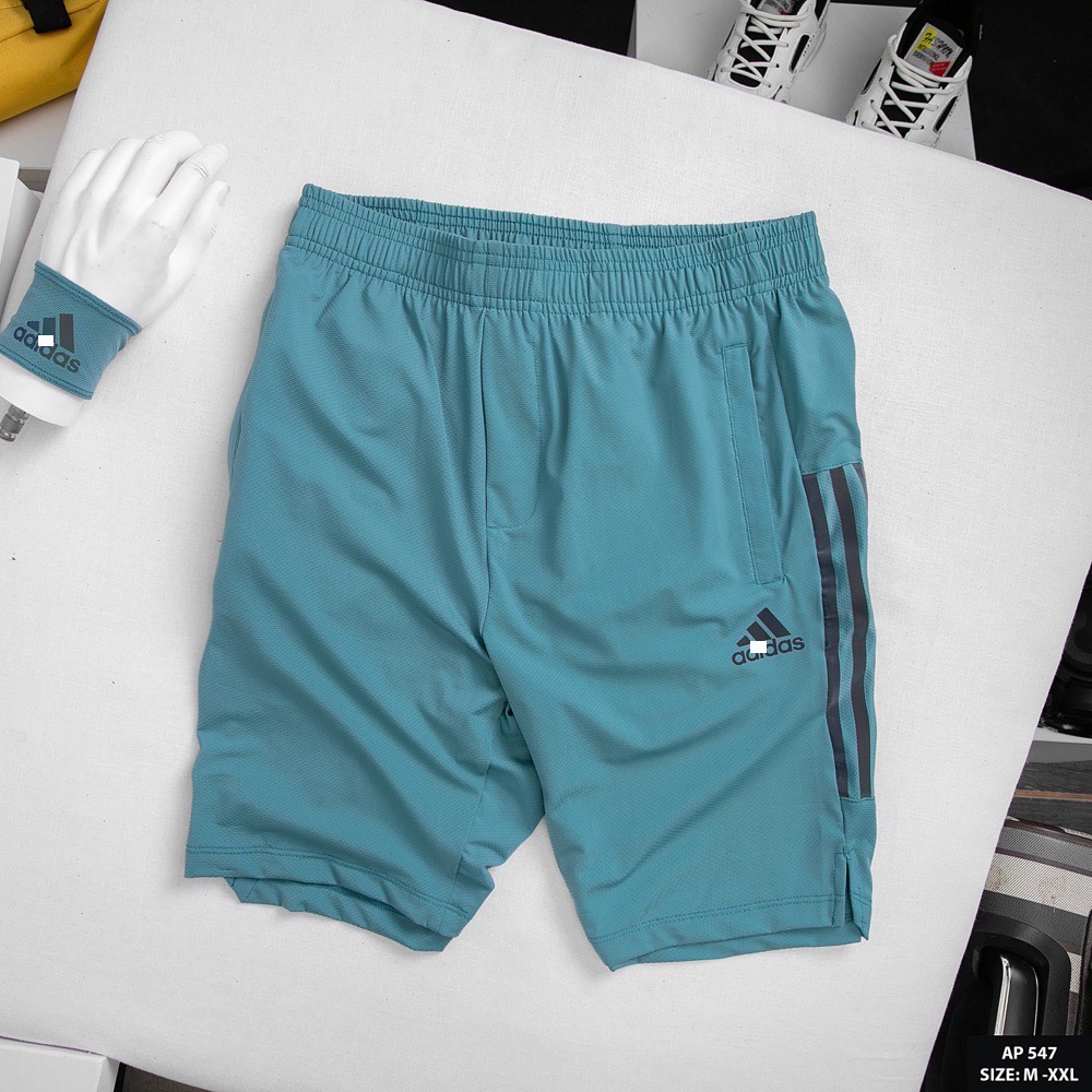 Bộ thể thao nam adidas cao cấp mùa hè cộc tay chất thun lạnh mã 547 , bộ đồ tập