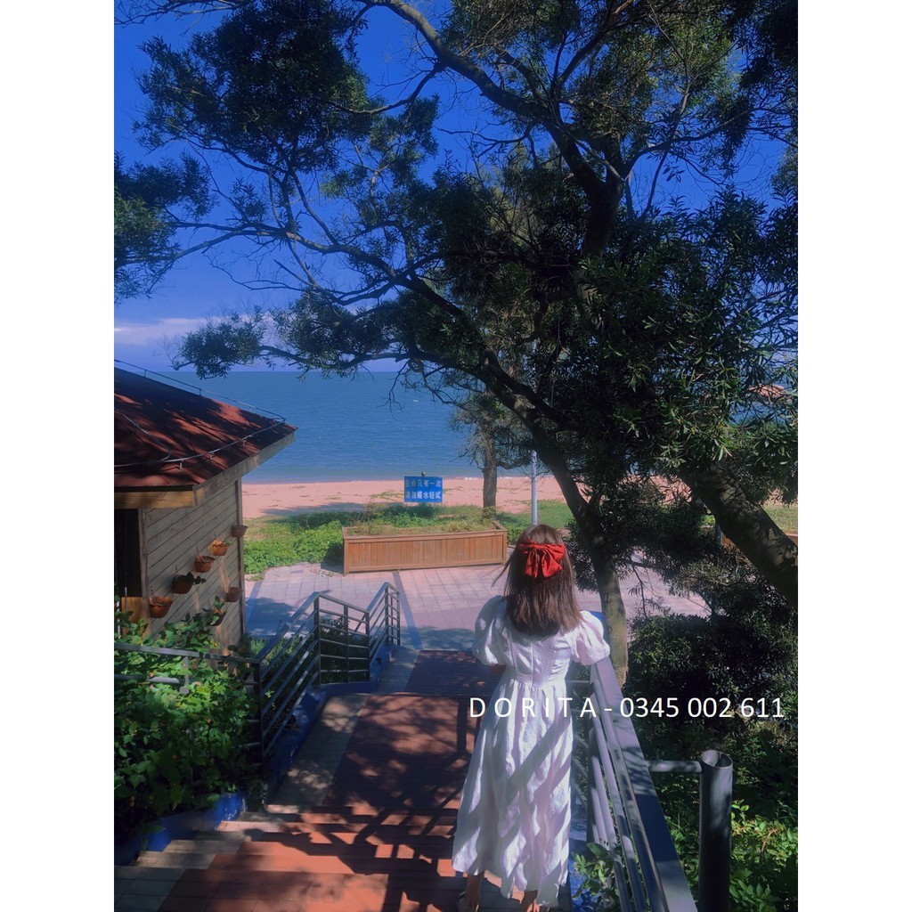 [Ảnh thật/Video] Váy babydoll trắng - Đầm trắng dáng dài - Dorita Boutique | BigBuy360 - bigbuy360.vn