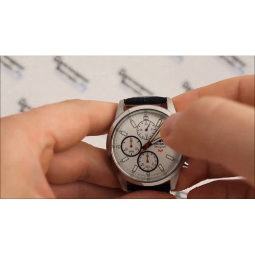 Đồng hồ Nam Chính Hãng Orient FKU00006W0 [Full Box + Sổ BH Toàn Cầu] Chonograph Dây da