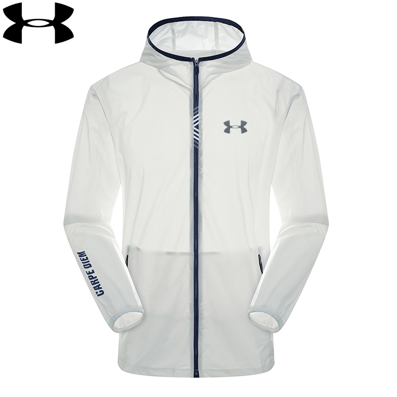 UNDER ARMOUR Áo Khoác Chống Nắng Có Mũ Trùm Tiện Lợi Dành Cho Nam