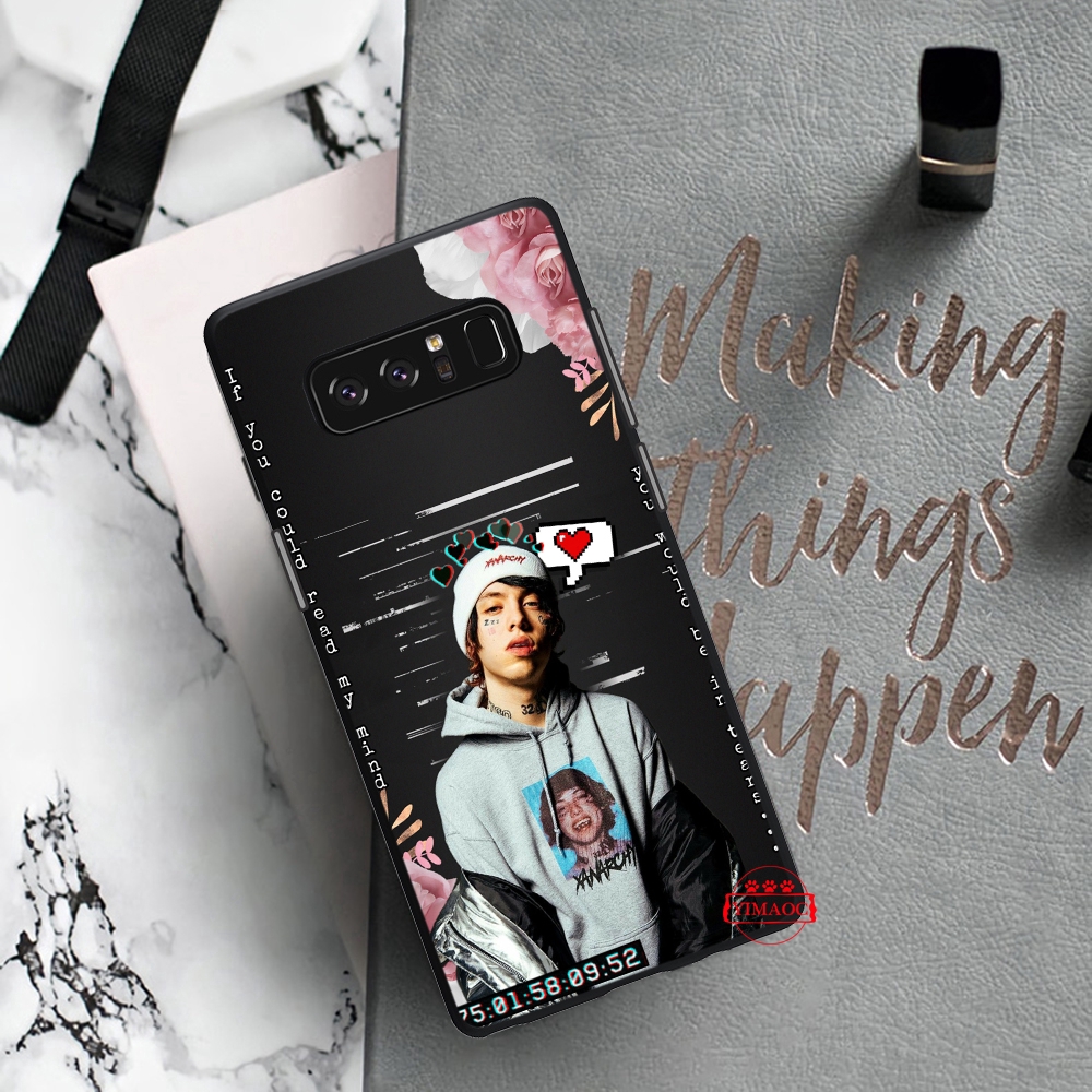 Ốp Điện Thoại Mềm Hình Rapper Lil Xan Cho Samsung S10E S10 S20 Ultra Note 8 9 10 Plus Lite