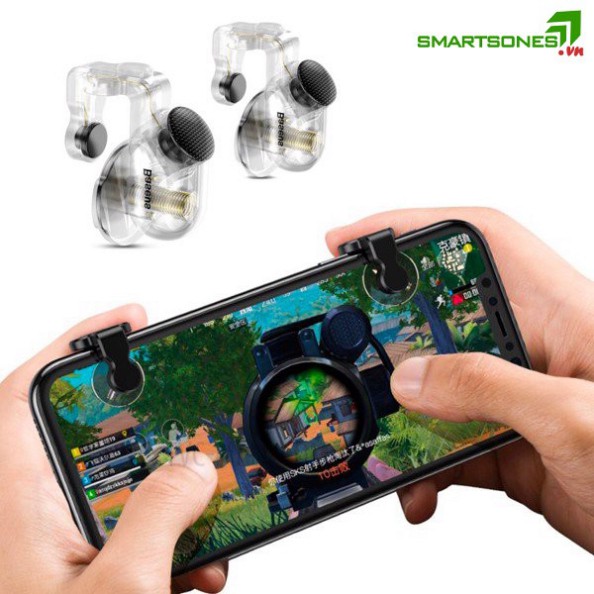 Bộ nút cơ điều khiển hỗ trợ bắn PUBG Baseus Red-Dot Mobile Game Scoring Tool cho điện thoại Android/ iPhone