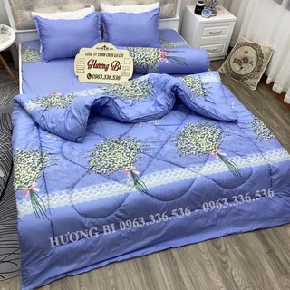 BỘ GA GỐI CHĂN PHAO POLY COTTON MẪU MỚI 2020