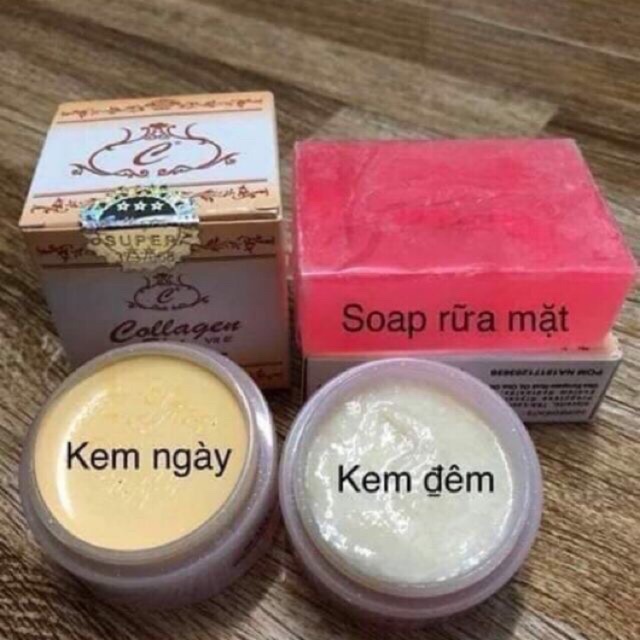 1 thùng 25kg Kem đêm KEM COLLAGEN PLUS VIT E