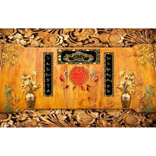 Tranh dán tường 3D Phòng thờ 80cm*1m2