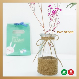 Lọ Thuỷ Tinh, Bình Thuỷ Tinh Deco Trang Trí Cổ Tròn