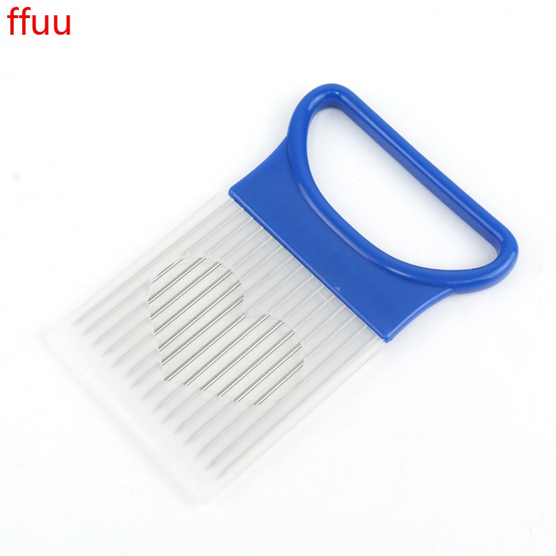 Dụng cụ giữ hỗ trợ cắt lát hành tây củ quả đa năng dành cho nhà bếp