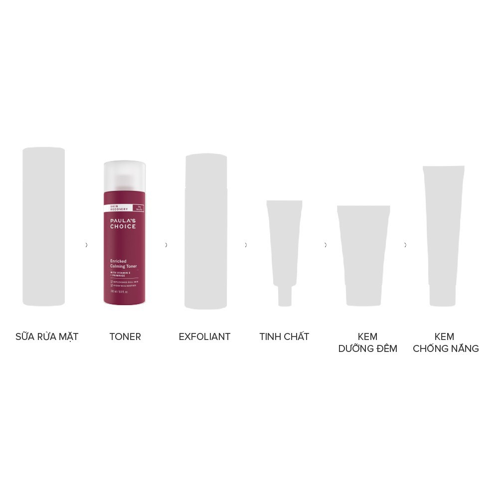 Nước hoa hồng Paula's Choice Skin Recovery Enriched Calming Toner 190ml