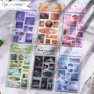 Bộ 6 miếng dán trang trí sổ lưu niệm