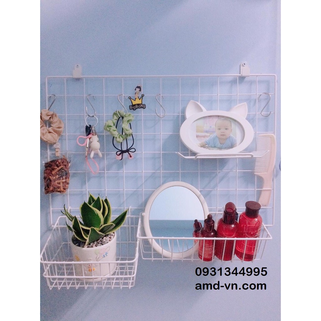 Khung lưới trang trí bọc nhựa PE