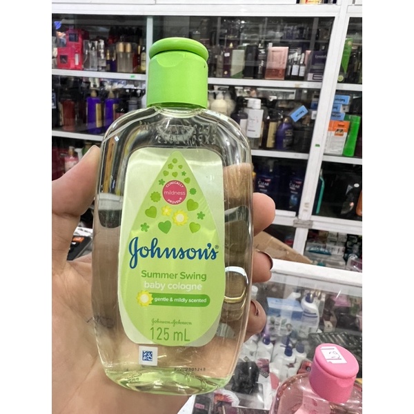 Dầu thơm ,nước hoa baby  gohnsons baby em bé chai lớn 125ml có 3 mùi xanh ,Hồng,tím, an toàn cho bé yêu