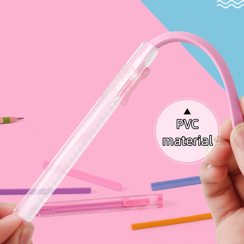1 Bộ Gôm Tẩy Bút Chì Hình Trái Tim Bằng PVC Màu Sắc Ngẫu Nhiên Tiện Dụng Cho Văn Phòng C7090