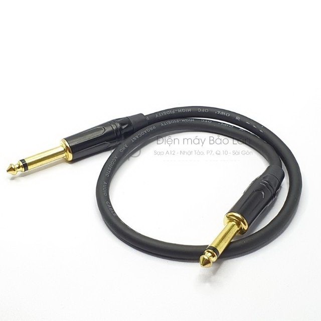 Dây 2 Đầu 6ly, Dây Jack 6.5mm Ra 6.5mm, Dây 2 Đầu 6.5 Màu Đen