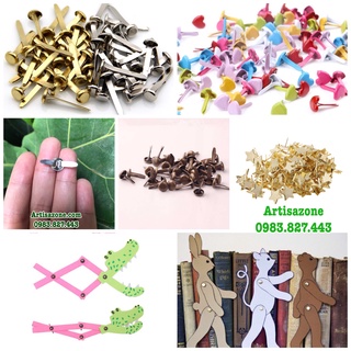 Ghim 2 chân định vị - Set 15 chiếc/ 20 chiếc/ 30 chiếc - (Nhìn kỹ ảnh, đọc mô tả sp khi order)